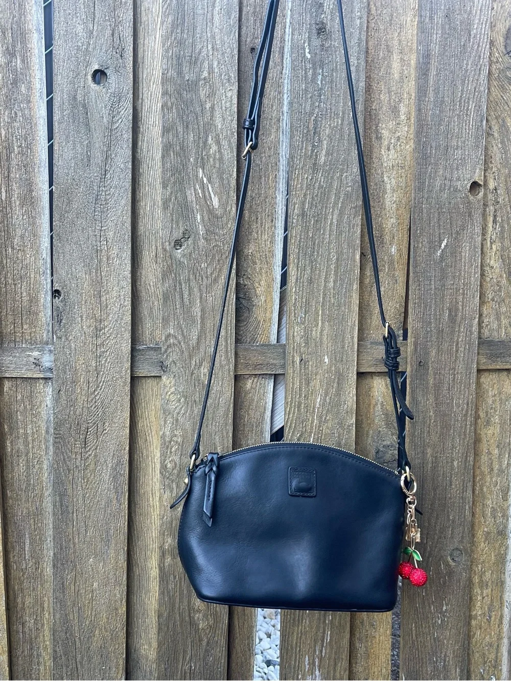 Dooney & Bourke Florentine Mini Domed Crossbody black